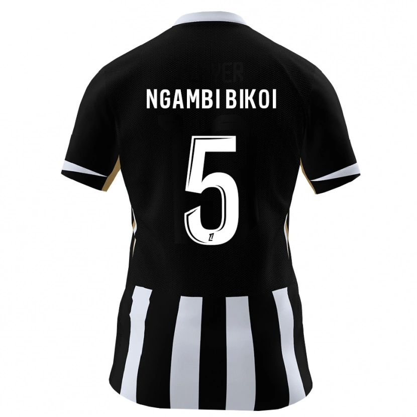 Danxen Hombre Camiseta Christian Ngambi Bikoi #5 Negro Azul 1ª Equipación 2026/27 La Camisa