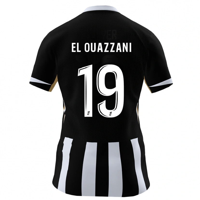 Danxen Hombre Camiseta Amine El Ouazzani #19 Negro Azul 1ª Equipación 2026/27 La Camisa