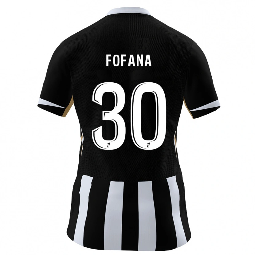 Danxen Hombre Camiseta Yahia Fofana #30 Negro Azul 1ª Equipación 2026/27 La Camisa