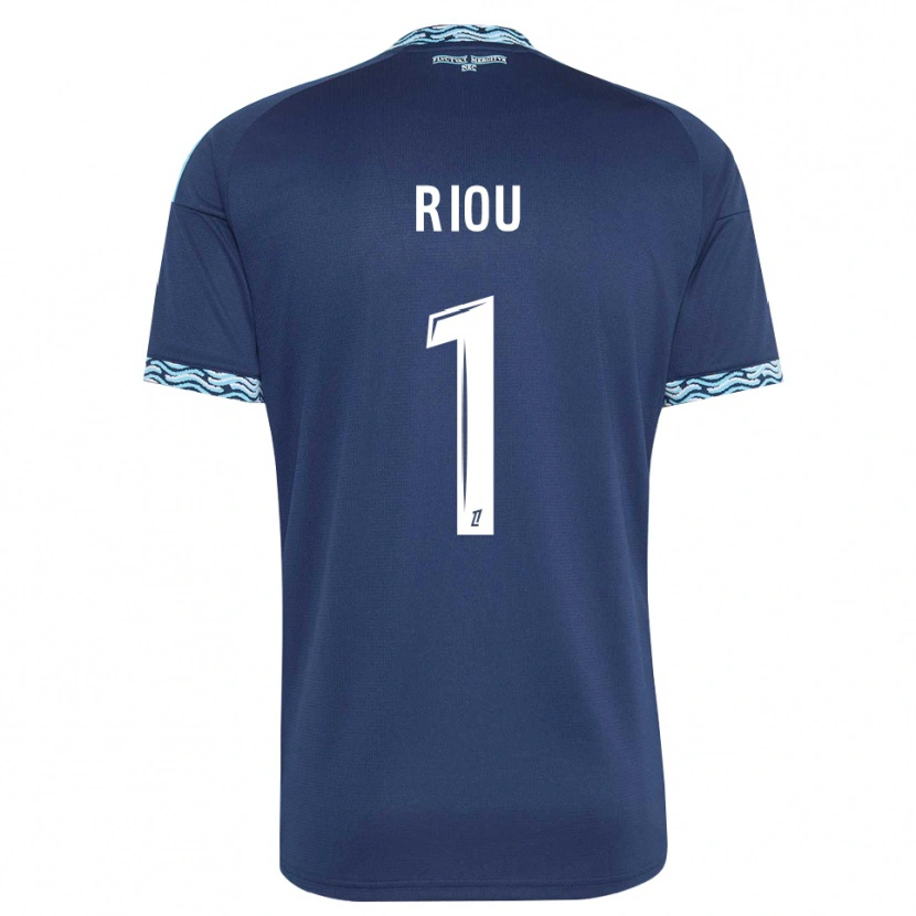 Danxen Hombre Camiseta Remy Riou #1 Azul Acero Blanco 1ª Equipación 2026/27 La Camisa