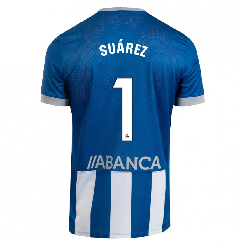 Danxen Hombre Camiseta Brais Suárez #1 Azul Gris Blanco 1ª Equipación 2026/27 La Camisa