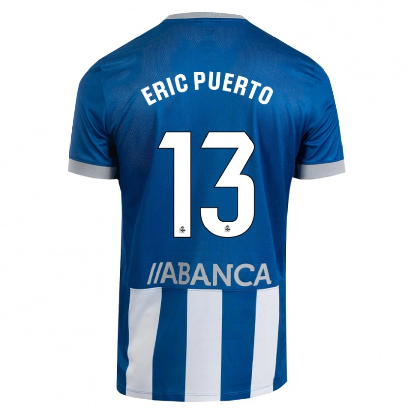 Danxen Hombre Camiseta Eric Puerto #13 Azul Gris Blanco 1ª Equipación 2026/27 La Camisa