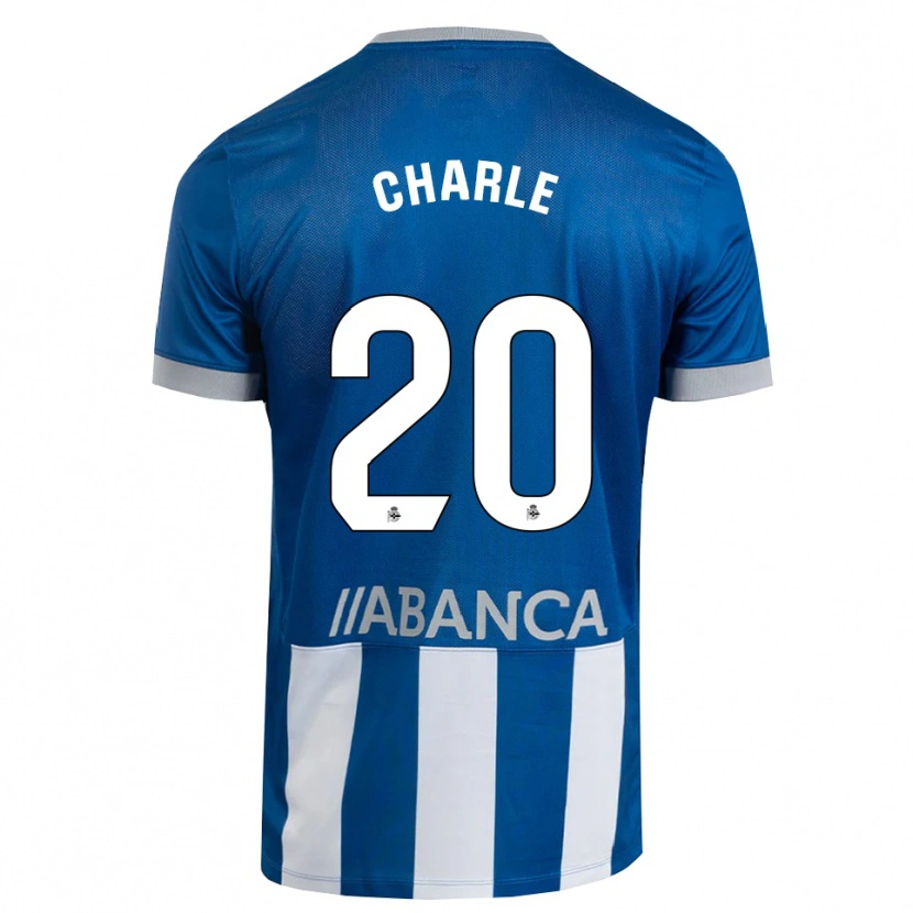 Danxen Hombre Camiseta Marta Charle #20 Azul Gris Blanco 1ª Equipación 2026/27 La Camisa
