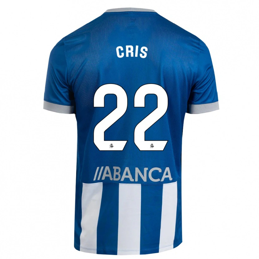Danxen Hombre Camiseta Cris #22 Azul Gris Blanco 1ª Equipación 2026/27 La Camisa