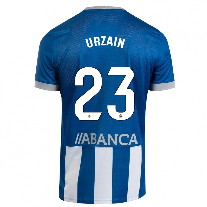 Danxen Hombre Camiseta Fabián Urzain #23 Azul Gris Blanco 1ª Equipación 2026/27 La Camisa