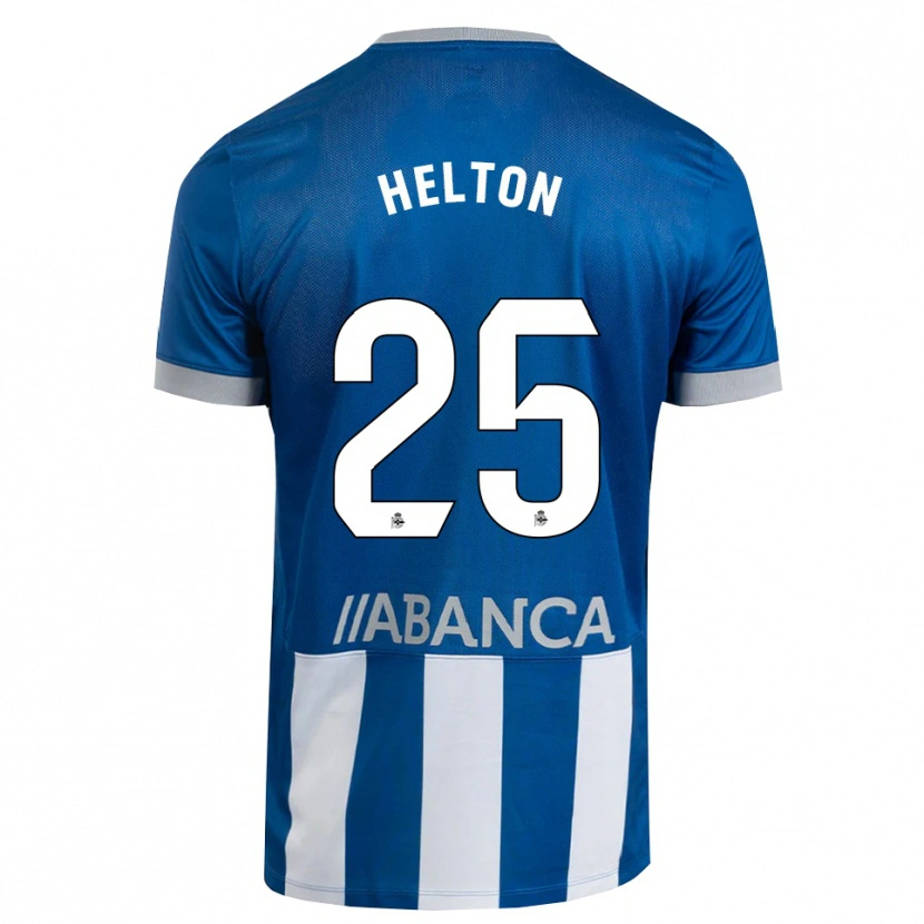 Danxen Hombre Camiseta Helton Leite #25 Azul Gris Blanco 1ª Equipación 2026/27 La Camisa