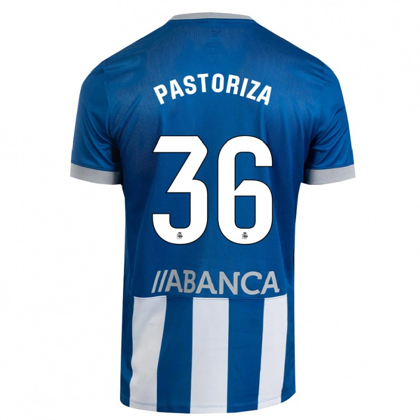 Danxen Hombre Camiseta Guille Pastoriza #36 Azul Gris Blanco 1ª Equipación 2026/27 La Camisa
