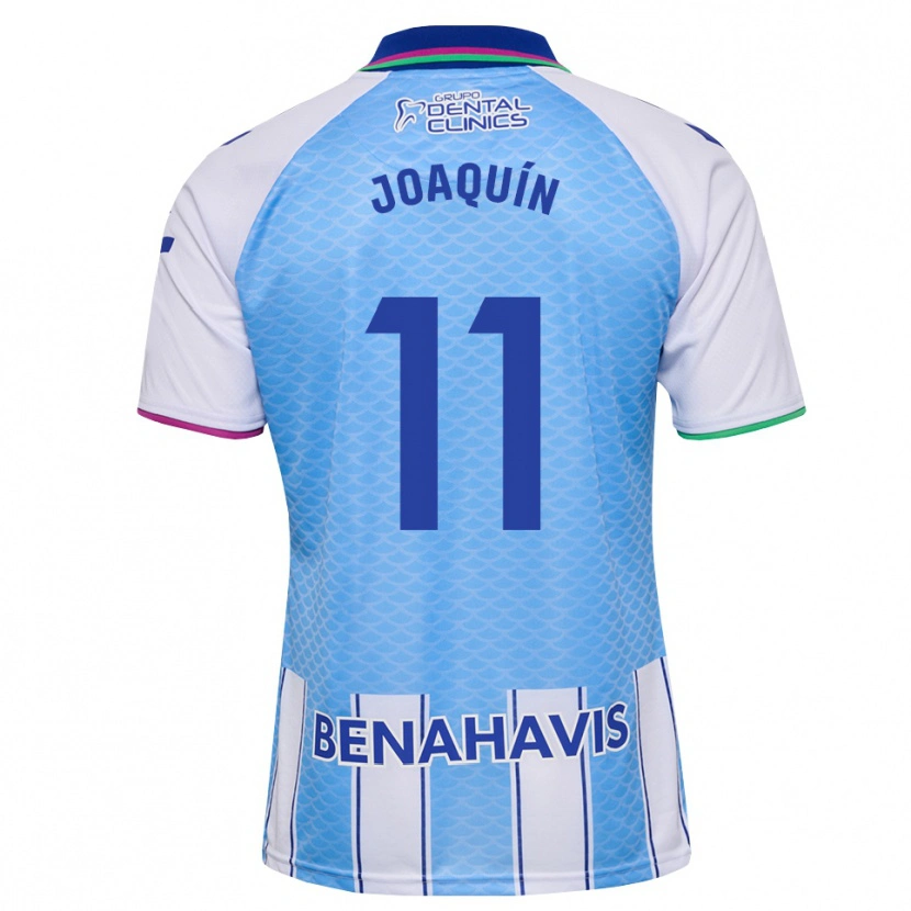 Danxen Hombre Camiseta Joaquín Muñoz #11 Azul Cielo Profundo Blanco 1ª Equipación 2026/27 La Camisa