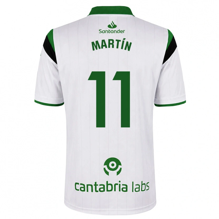 Danxen Hombre Camiseta Andrés Martín #11 Blanco Verde Negro 1ª Equipación 2026/27 La Camisa