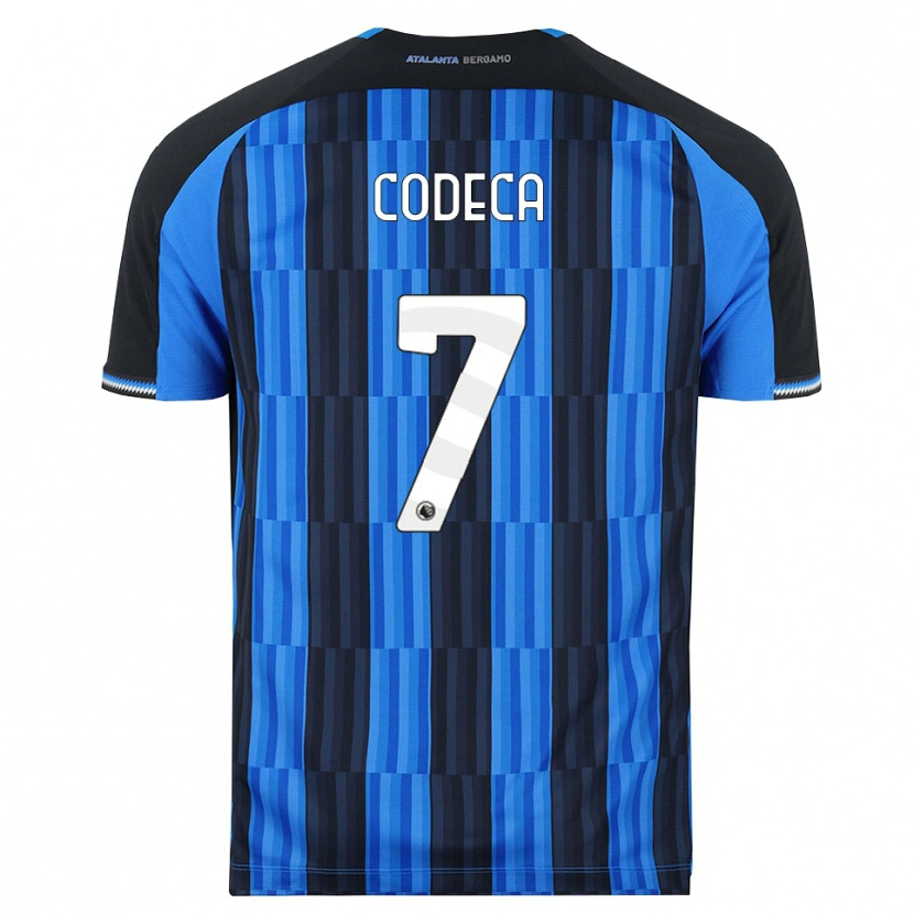 Danxen Hombre Camiseta Bianca Codeca #7 Azul Negro Rojo 1ª Equipación 2026/27 La Camisa