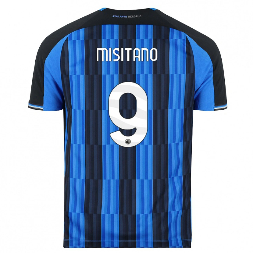 Danxen Hombre Camiseta Giulio Misitano #9 Azul Negro Rojo 1ª Equipación 2026/27 La Camisa