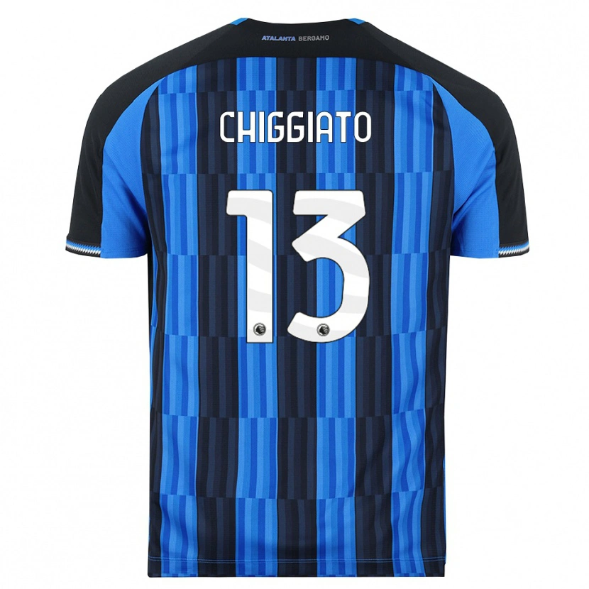 Danxen Hombre Camiseta Gabriele Chiggiato #13 Azul Negro Rojo 1ª Equipación 2026/27 La Camisa