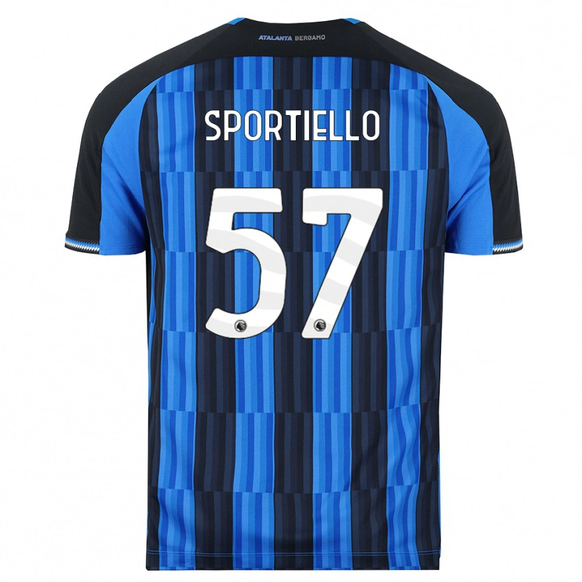 Danxen Hombre Camiseta Marco Sportiello #57 Azul Negro Rojo 1ª Equipación 2026/27 La Camisa