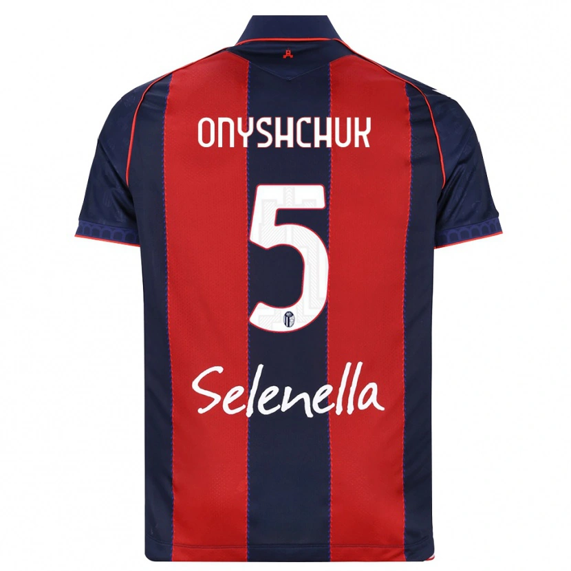 Danxen Hombre Camiseta Zakhar Onyshchuk #5 Azul Real Rojo Blanco 1ª Equipación 2026/27 La Camisa