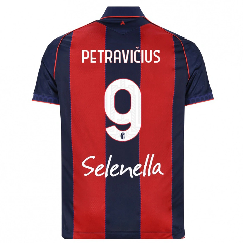 Danxen Hombre Camiseta Joris Petravičius #9 Azul Real Rojo Blanco 1ª Equipación 2026/27 La Camisa