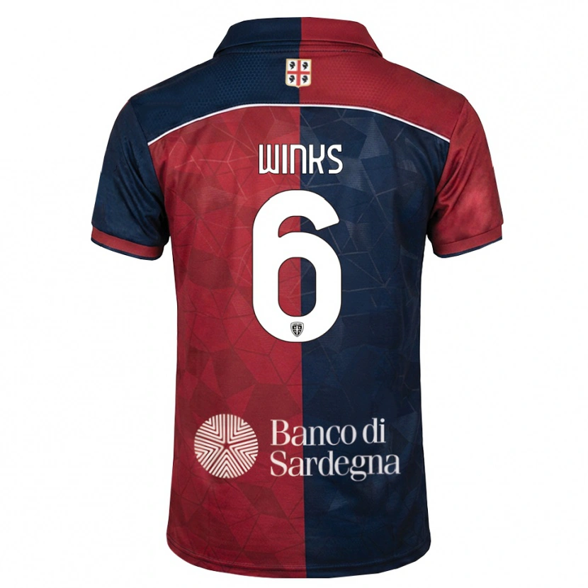 Danxen Hombre Camiseta Harry Winks #6 Burdeos Azul Real 1ª Equipación 2026/27 La Camisa