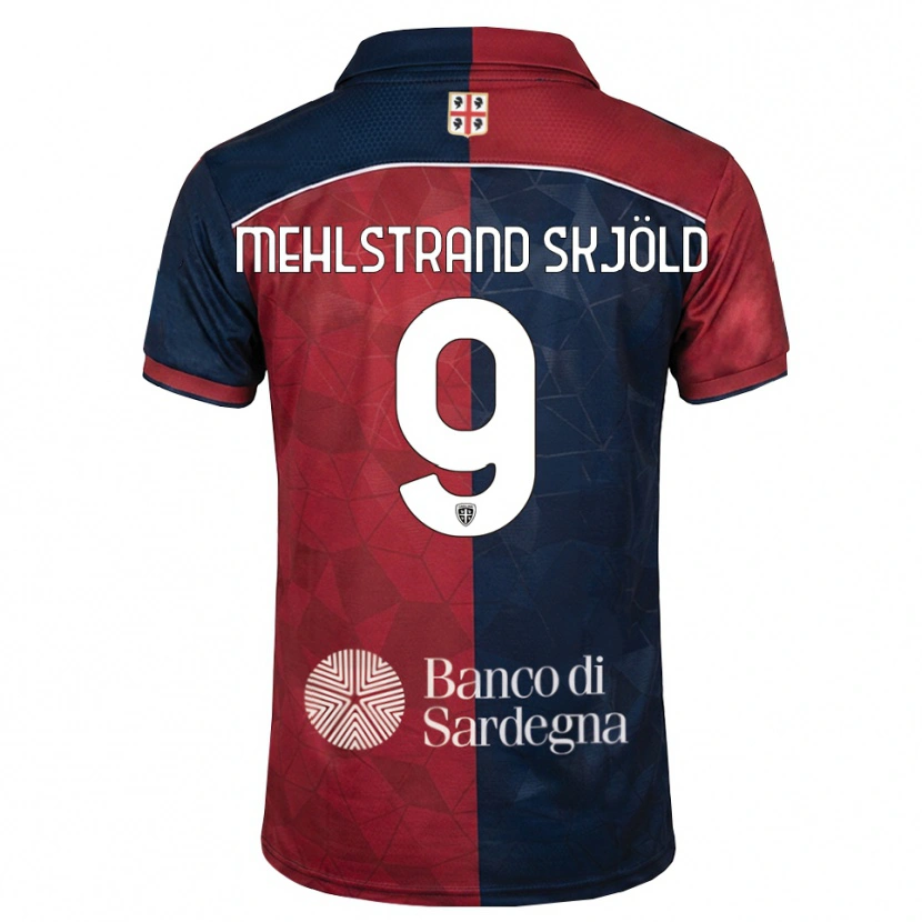 Danxen Hombre Camiseta William Mehlstrand Skjöld #9 Burdeos Azul Real 1ª Equipación 2026/27 La Camisa