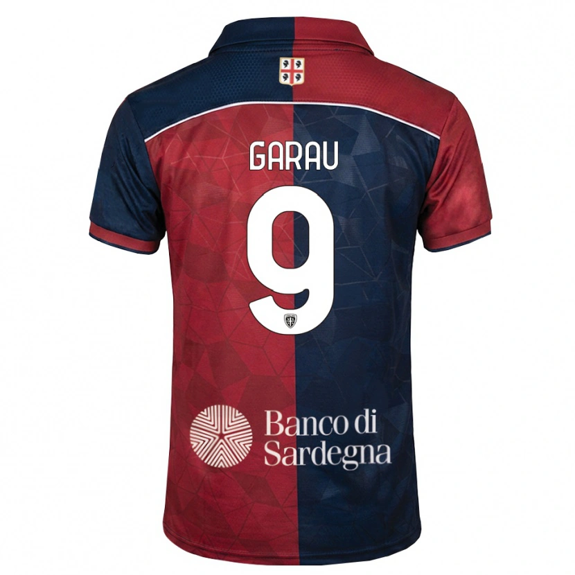 Danxen Hombre Camiseta Enrico Garau #9 Burdeos Azul Real 1ª Equipación 2026/27 La Camisa
