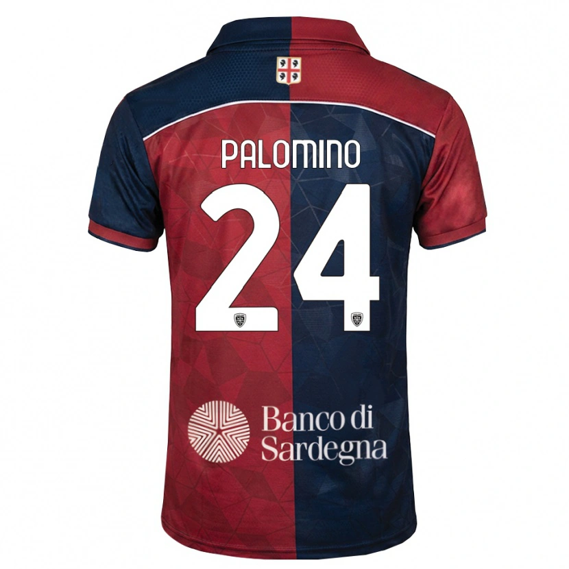 Danxen Hombre Camiseta Jose Luis Palomino #24 Burdeos Azul Real 1ª Equipación 2026/27 La Camisa