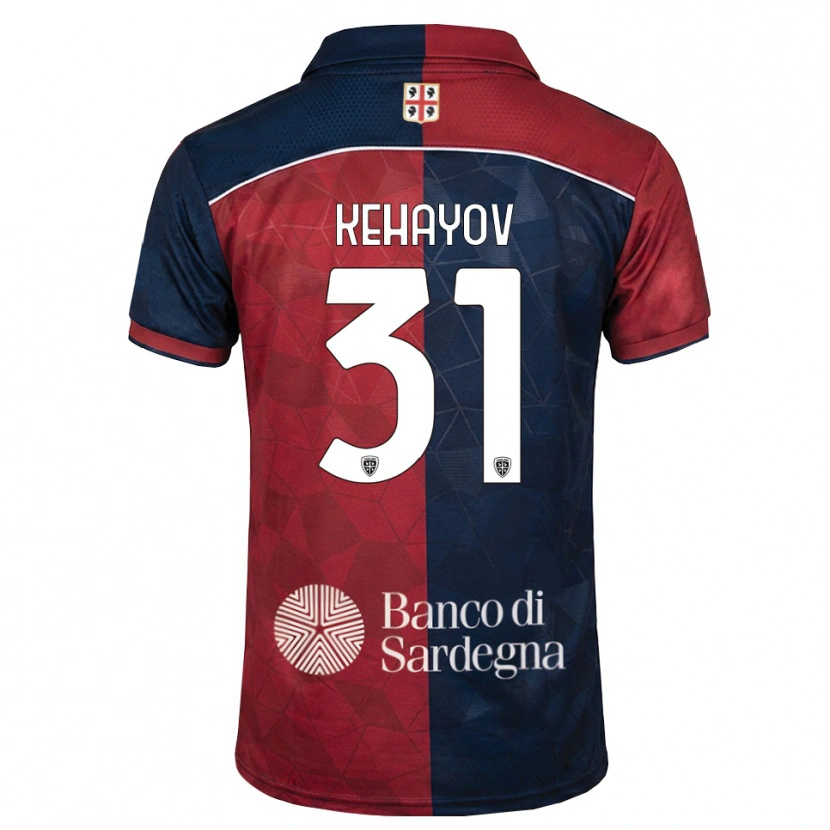 Danxen Hombre Camiseta Atanas Kehayov #31 Burdeos Azul Real 1ª Equipación 2026/27 La Camisa