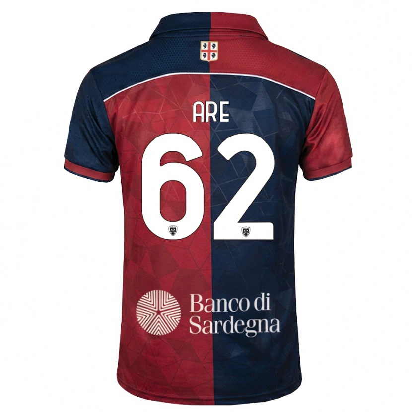 Danxen Hombre Camiseta Emmanuele Are #62 Burdeos Azul Real 1ª Equipación 2026/27 La Camisa