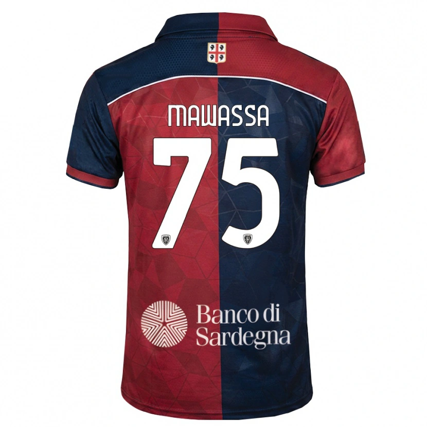 Danxen Hombre Camiseta Enoch Mawassa #75 Burdeos Azul Real 1ª Equipación 2026/27 La Camisa