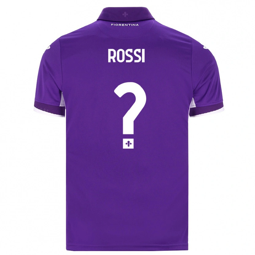 Danxen Hombre Camiseta Alessandro Rossi #0 Morado Blanco Rosa 1ª Equipación 2026/27 La Camisa