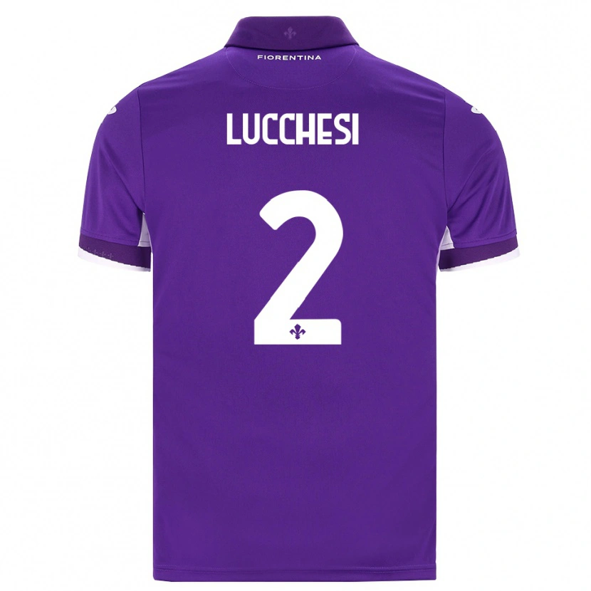 Danxen Hombre Camiseta Andrea Lucchesi #2 Morado Blanco Rosa 1ª Equipación 2026/27 La Camisa