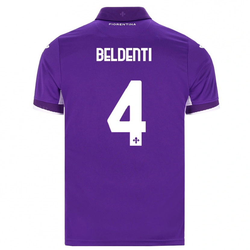 Danxen Hombre Camiseta Samuel Beldenti #4 Morado Blanco Rosa 1ª Equipación 2026/27 La Camisa