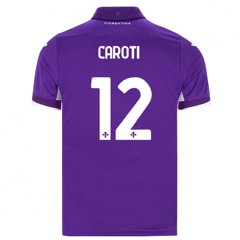 Danxen Hombre Camiseta Filippo Caroti #12 Morado Blanco Rosa 1ª Equipación 2026/27 La Camisa