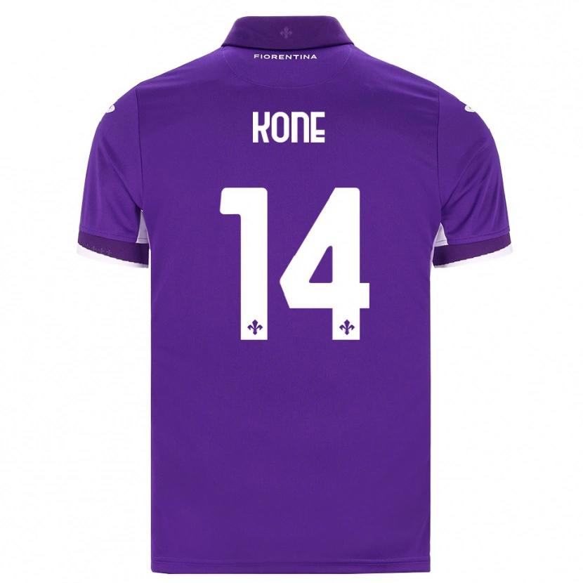 Danxen Hombre Camiseta Mevale Kone #14 Morado Blanco Rosa 1ª Equipación 2026/27 La Camisa