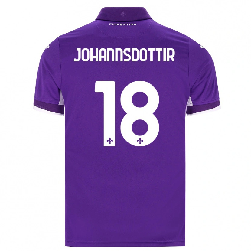 Danxen Hombre Camiseta Alexandra Johannsdottir #18 Morado Blanco Rosa 1ª Equipación 2026/27 La Camisa