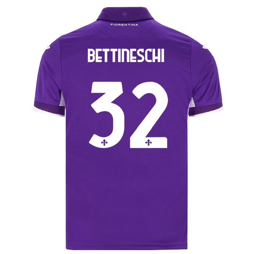 Danxen Hombre Camiseta Giorgia Bettineschi #32 Morado Blanco Rosa 1ª Equipación 2026/27 La Camisa