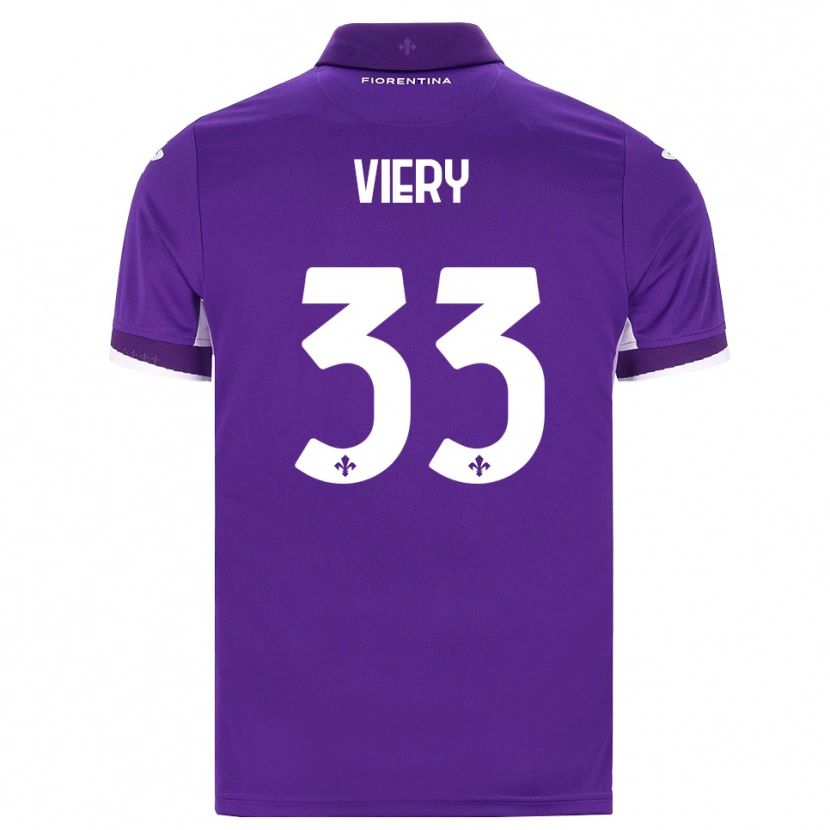 Danxen Hombre Camiseta Viery Fernandes Santos Lopes #33 Morado Blanco Rosa 1ª Equipación 2026/27 La Camisa