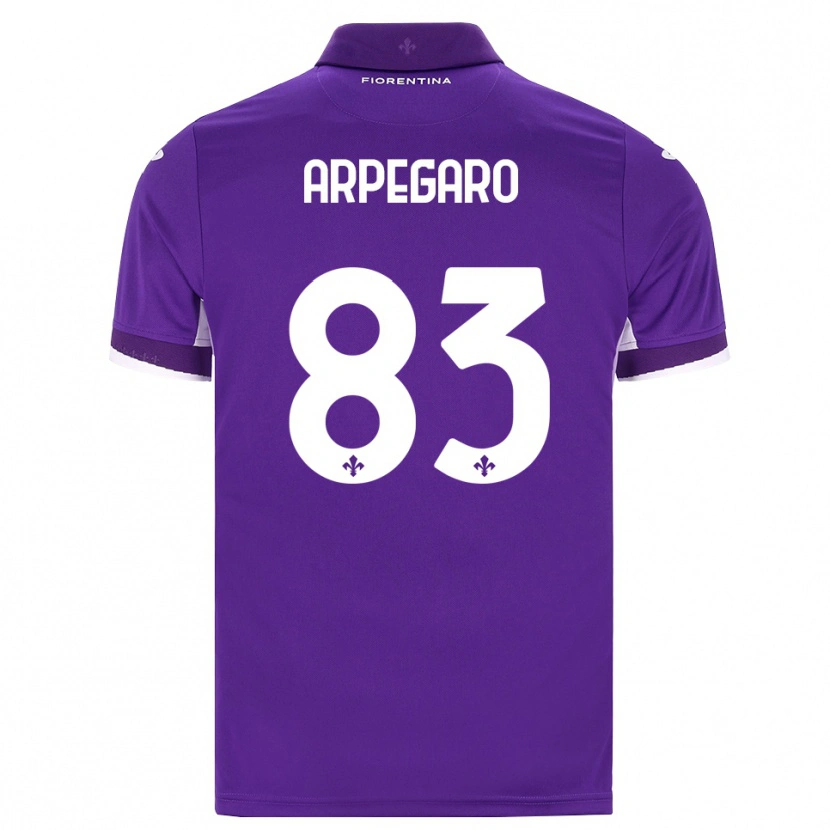 Danxen Hombre Camiseta Sofia Arpegaro #83 Morado Blanco Rosa 1ª Equipación 2026/27 La Camisa