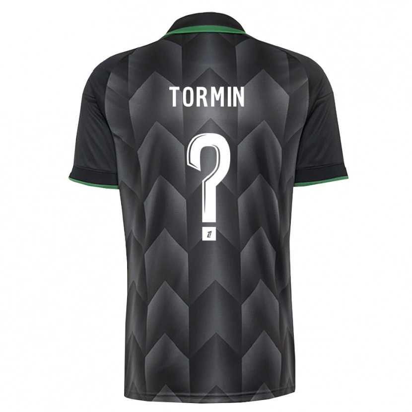 Danxen Hombre Camiseta Sean Tormin #0 Verde Blanco Negro 2ª Equipación 2026/27 La Camisa