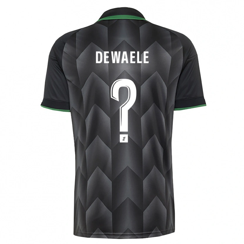 Danxen Hombre Camiseta Florian Dewaele #0 Verde Blanco Negro 2ª Equipación 2026/27 La Camisa