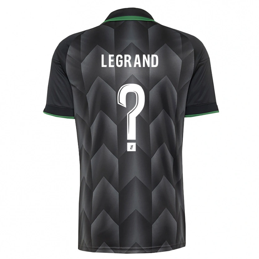 Danxen Hombre Camiseta Bérénice Legrand #0 Verde Blanco Negro 2ª Equipación 2026/27 La Camisa