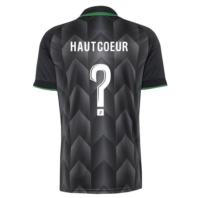 Danxen Hombre Camiseta Agathe Hautcoeur #0 Verde Blanco Negro 2ª Equipación 2026/27 La Camisa