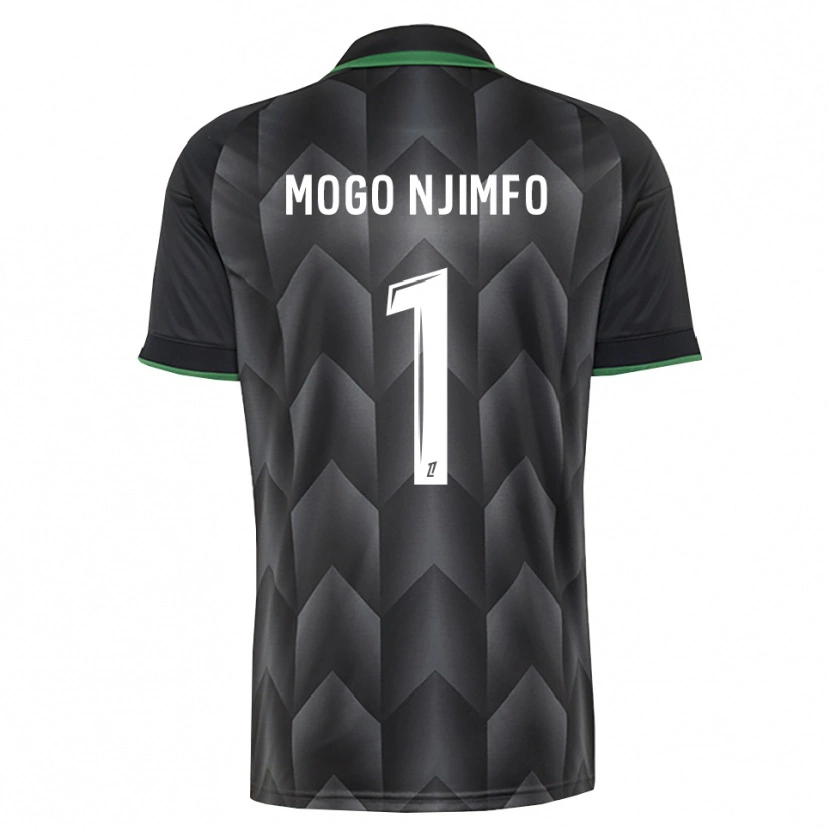 Danxen Hombre Camiseta Arthur Mogo Njimfo #1 Verde Blanco Negro 2ª Equipación 2026/27 La Camisa