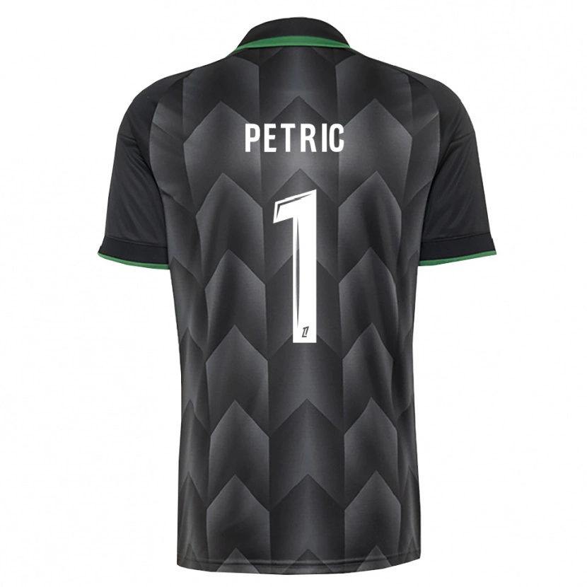 Danxen Hombre Camiseta Denis Petric #1 Verde Blanco Negro 2ª Equipación 2026/27 La Camisa