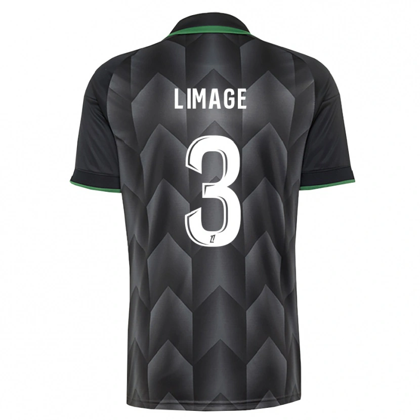 Danxen Hombre Camiseta Jennyfer Limage #3 Verde Blanco Negro 2ª Equipación 2026/27 La Camisa