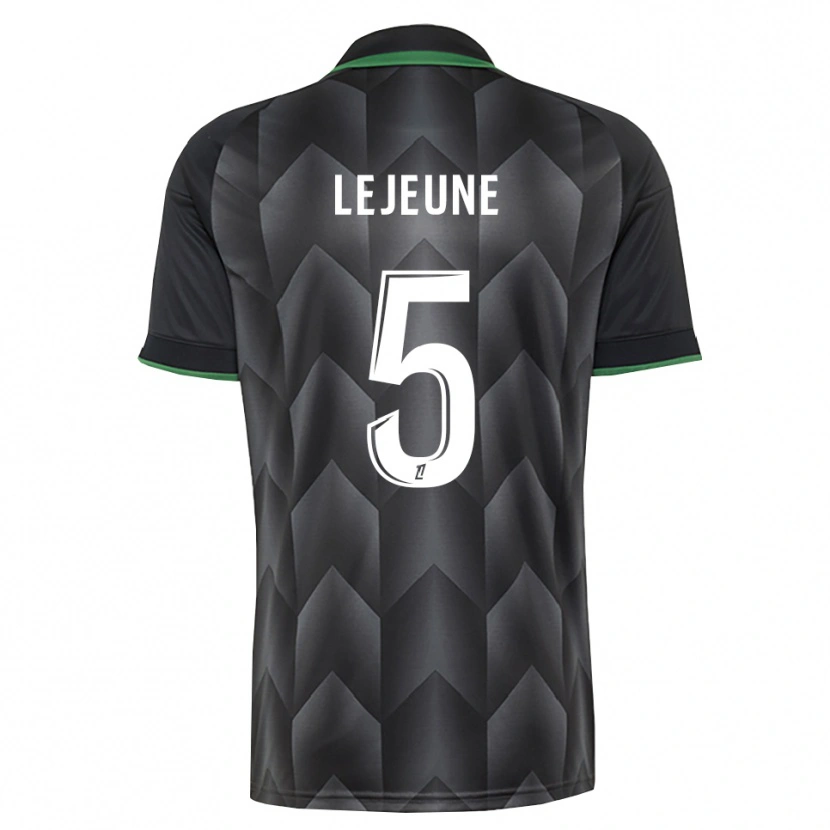 Danxen Hombre Camiseta Romane Lejeune #5 Verde Blanco Negro 2ª Equipación 2026/27 La Camisa