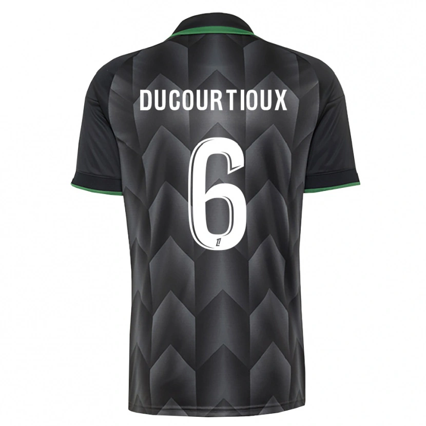 Danxen Hombre Camiseta Ilan Ducourtioux #6 Verde Blanco Negro 2ª Equipación 2026/27 La Camisa