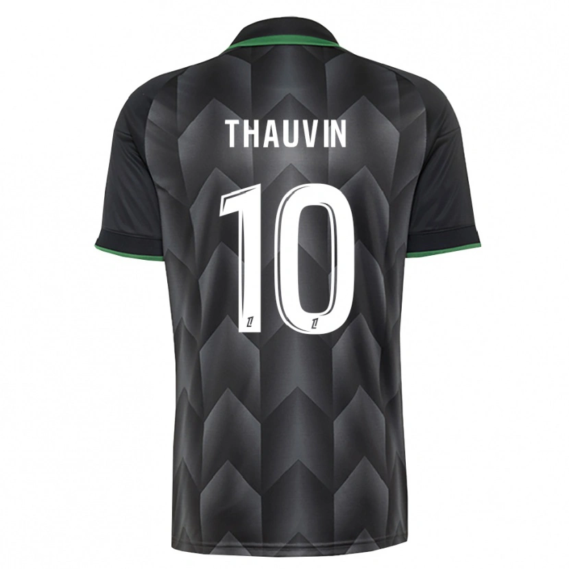 Danxen Hombre Camiseta Florian Thauvin #10 Verde Blanco Negro 2ª Equipación 2026/27 La Camisa