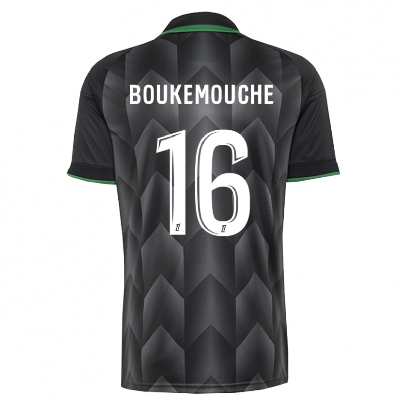 Danxen Hombre Camiseta Amine Boukemouche #16 Verde Blanco Negro 2ª Equipación 2026/27 La Camisa