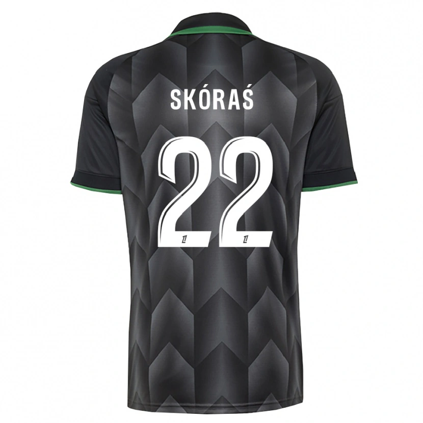 Danxen Hombre Camiseta Michal Skoras #22 Verde Blanco Negro 2ª Equipación 2026/27 La Camisa