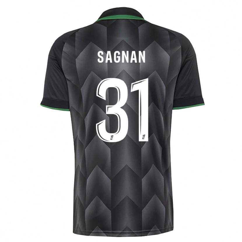 Danxen Hombre Camiseta Souleymane Sagnan #31 Verde Blanco Negro 2ª Equipación 2026/27 La Camisa