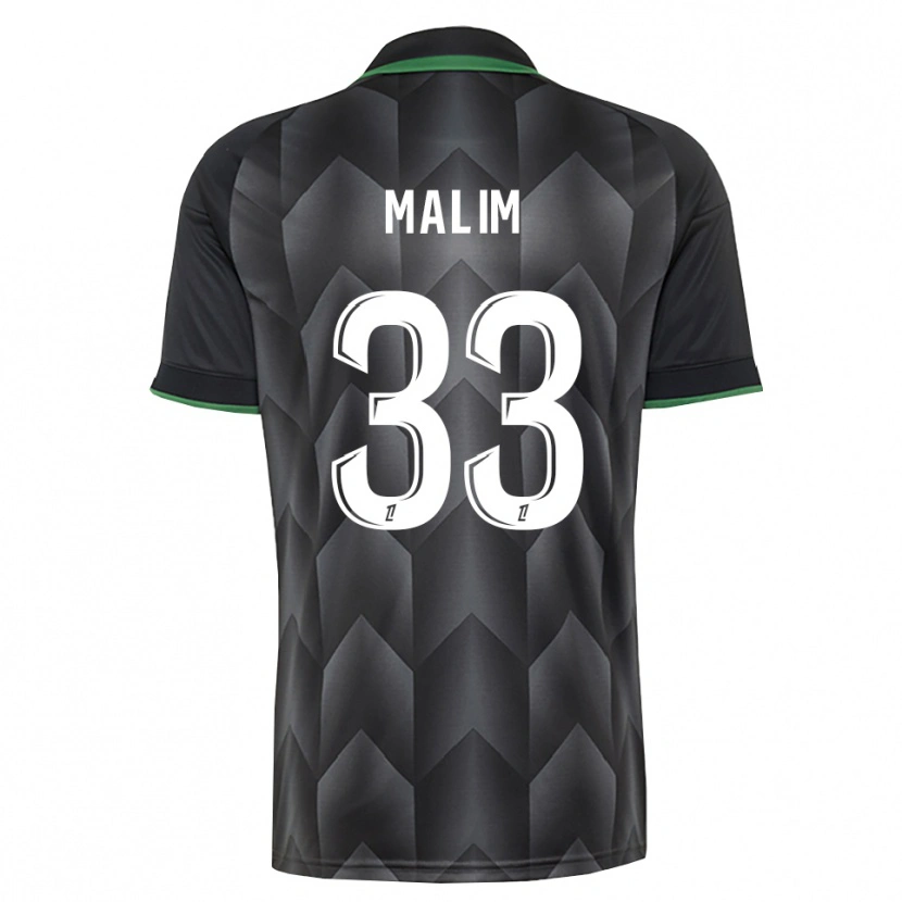 Danxen Hombre Camiseta Yasmina Malim #33 Verde Blanco Negro 2ª Equipación 2026/27 La Camisa