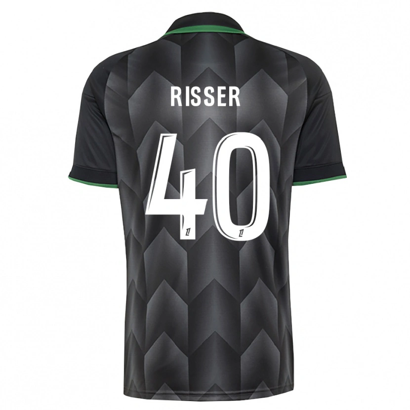 Danxen Hombre Camiseta Robin Risser #40 Verde Blanco Negro 2ª Equipación 2026/27 La Camisa
